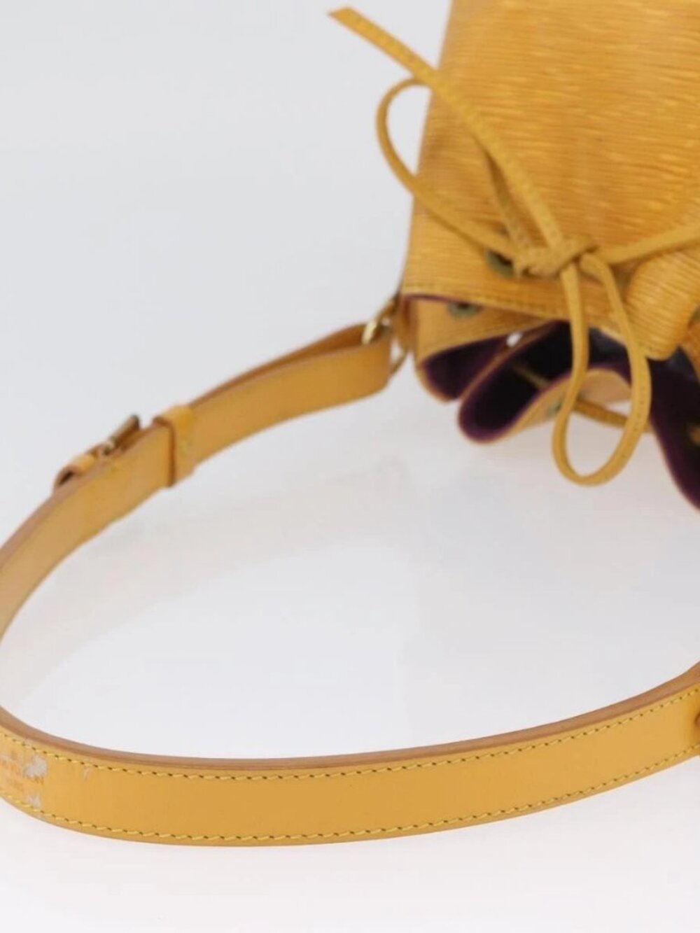 LOUIS VUITTON Epi Petit Noe Shoulder Bag Yellow M44109 LV Auth ka2883 - Picture 8 of 16